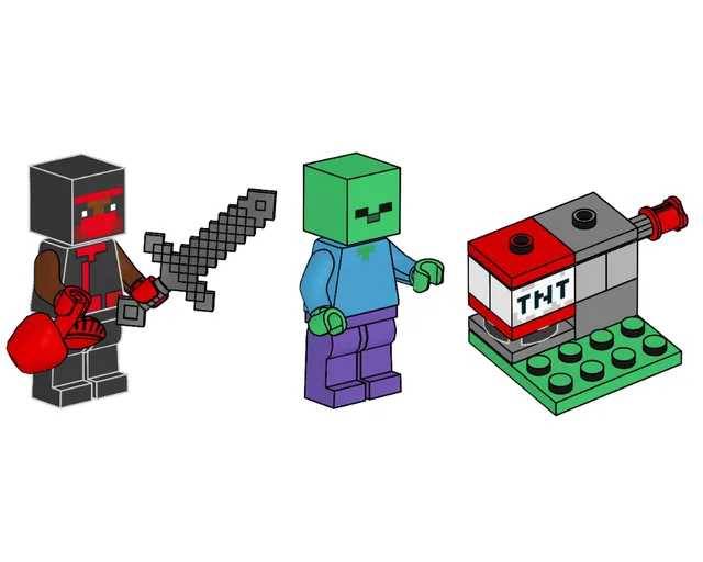 LEGO 662304-1 Ninja, Zombie and TNT Launcher