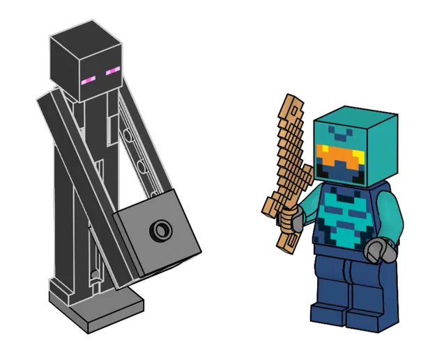 LEGO 662305-1 Nether Adventurer and Enderman