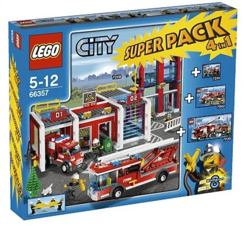 LEGO 66357-1 City Super Pack 4 in 1