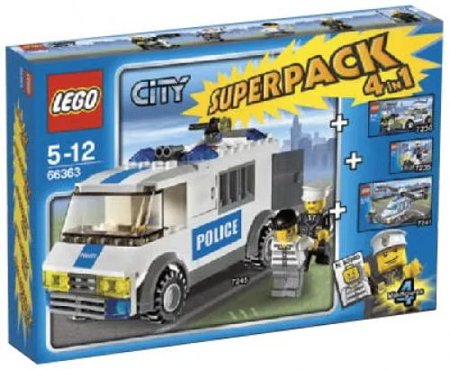 LEGO 66363-1 City Super Pack 4 in 1