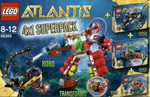 LEGO 66365-1 Atlantis 4 in 1 Super Pack