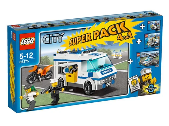 LEGO 66375-1 City Super Pack 4 in 1