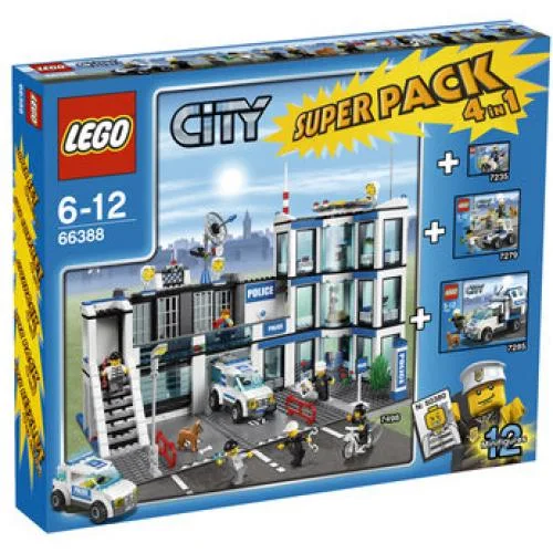 LEGO 66388-1 City Super Pack 4 in 1