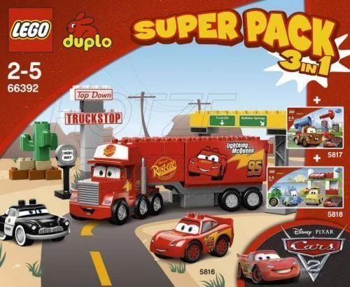 LEGO 66392-1 Duplo Cars Super Pack 3 in 1