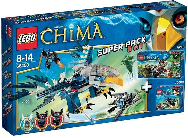 LEGO 66450-1 Legends of Chima Super Pack 3 in 1