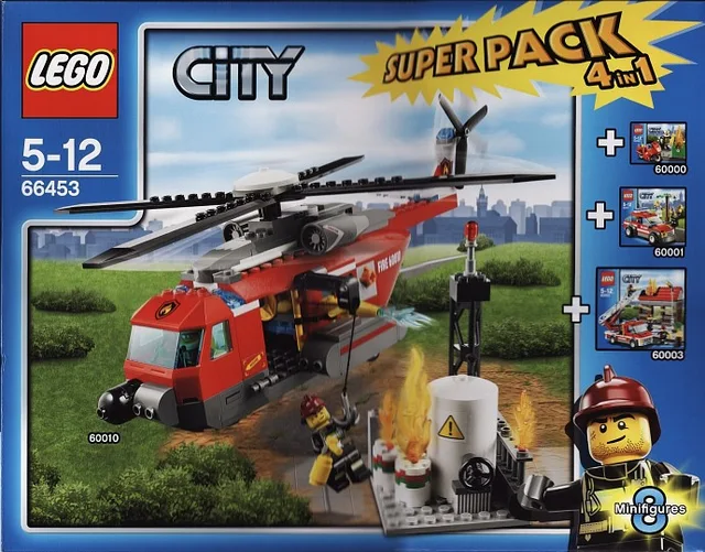 LEGO 66453-1 City Super Pack 4 in 1