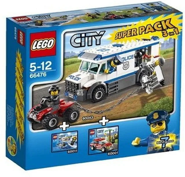 LEGO 66476-1 City Super Pack 3 in 1