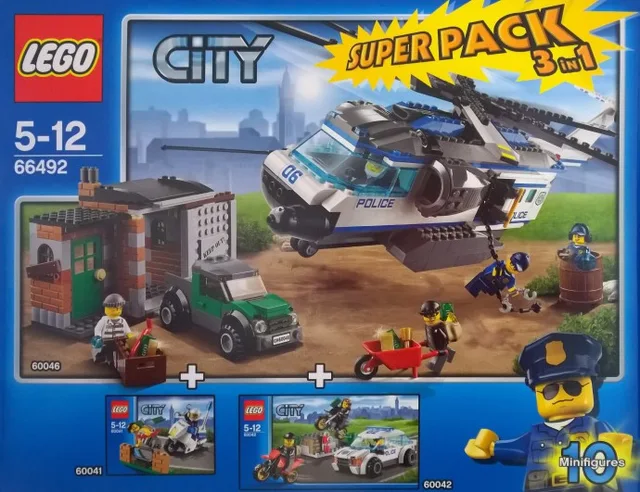 LEGO 66492-1 City Super Pack 3 in 1