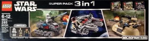 LEGO 66514-1 Star Wars Microfighters Super Pack 3 in 1