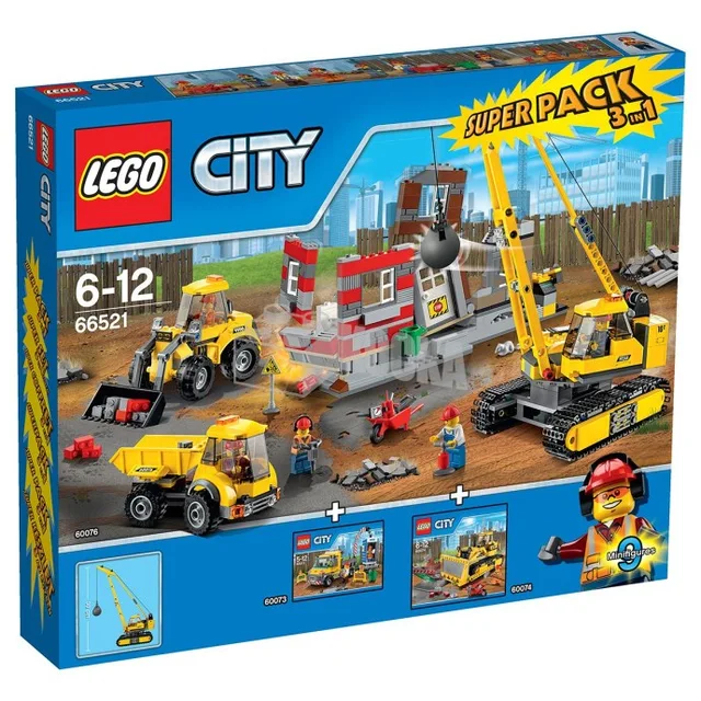 LEGO 66521-1 City Super Pack 3 in 1