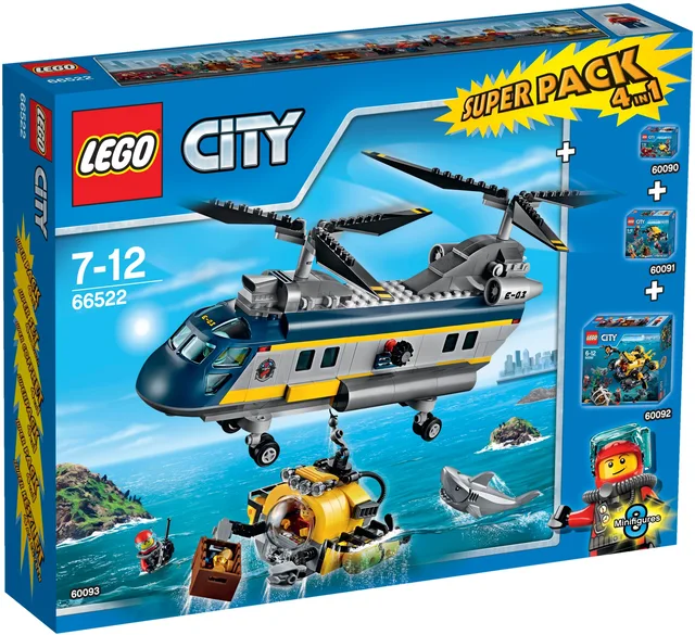 LEGO 66522-1 City Super Pack 4 in 1