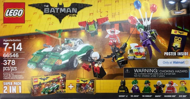 LEGO 66546-1 The LEGO Batman Movie Super Pack 2 in 1