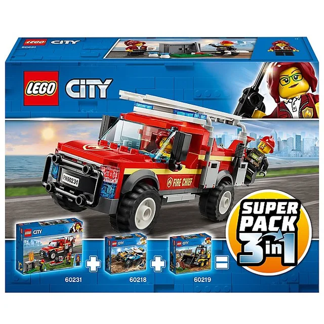 LEGO 66614-1 City Vehicles Super Pack 3-in-1
