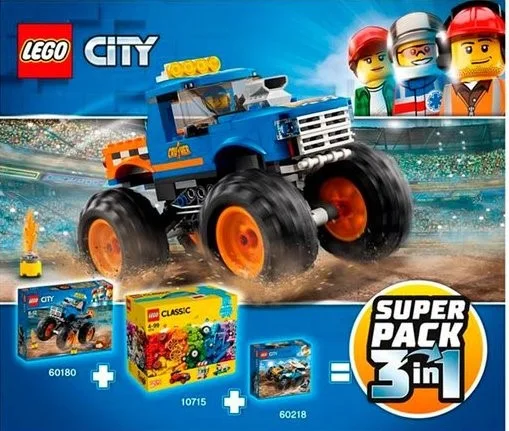 LEGO 66615-1 City / Classic Super Pack 3 in 1