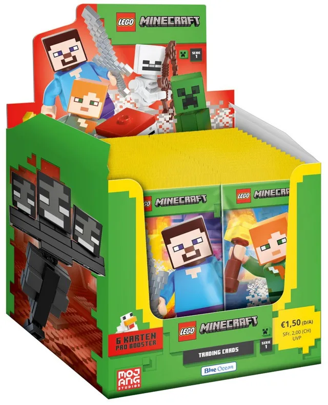 LEGO 702351-2 Minecraft Trading Cards Series 1 - Sealed Box (50 Packs)