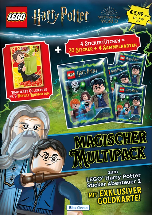 LEGO 702452-1 Harry Potter Stickers and Cards Series 2 - Multi-Pack (German Version)