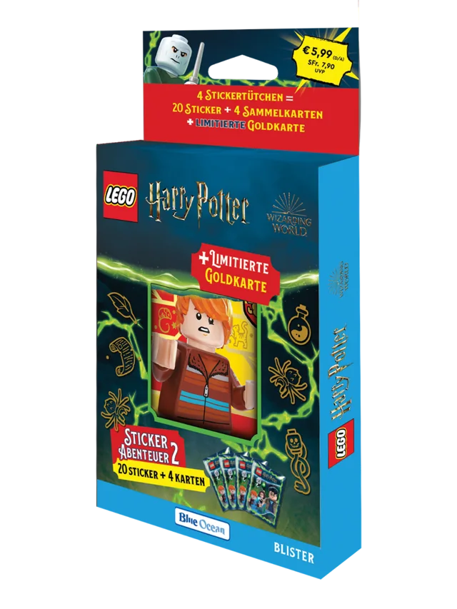 LEGO 702453-1 Harry Potter Stickers and Cards - Blister Pack Series 2