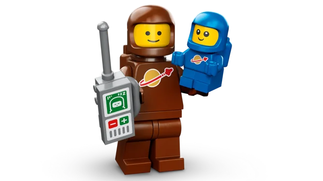 LEGO 71037-3 Brown Astronaut and Spacebaby