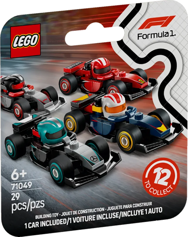 LEGO 71049-0 F1 Collectible Race Car - Random Box