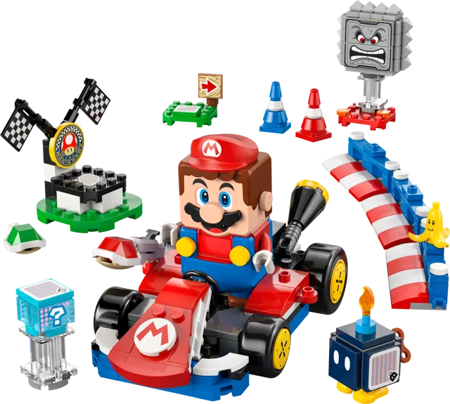 LEGO 72043-1 Mario Kart – Interactive LEGO Mario & Standard Kart