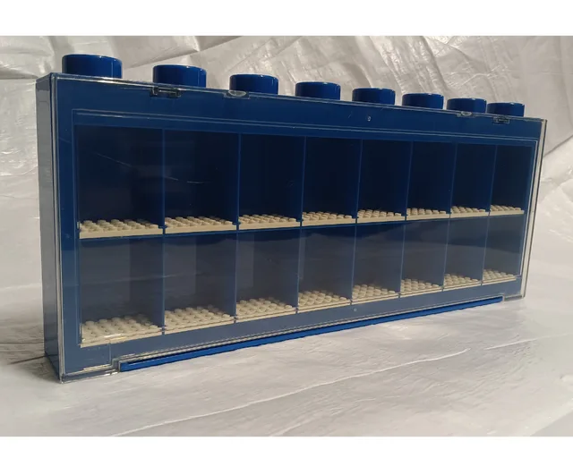 LEGO 752437B-1 Minifigure Display Case Large Blue