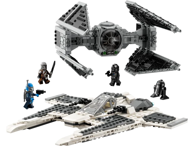 LEGO 75348-1 Mandalorian Fang Fighter vs. TIE Interceptor