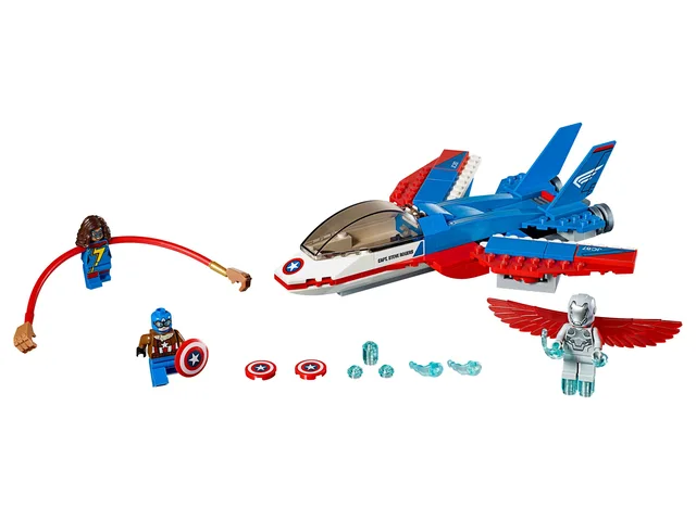LEGO 76076-1 Captain America Jet Pursuit