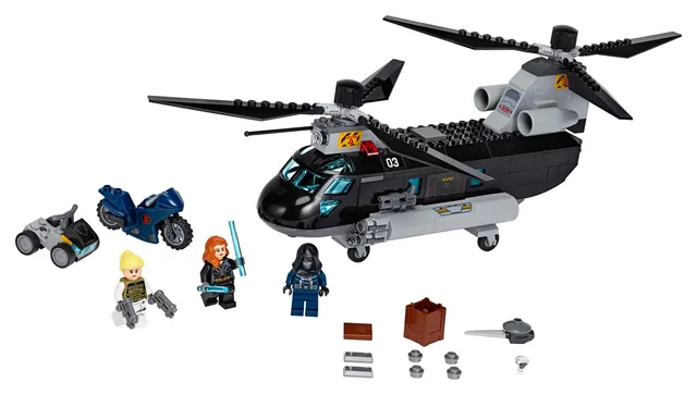 LEGO 76162-1 Black Widow's Helicopter Chase