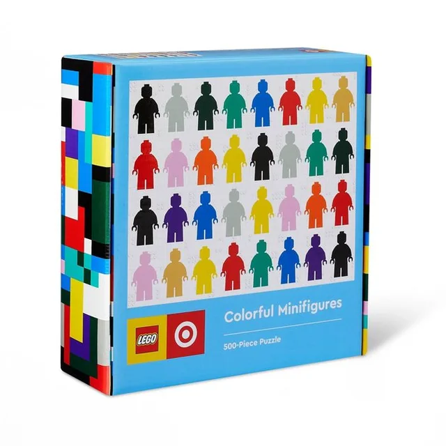 LEGO 765145122672-1 Colorful Minifigures Jigsaw Puzzle