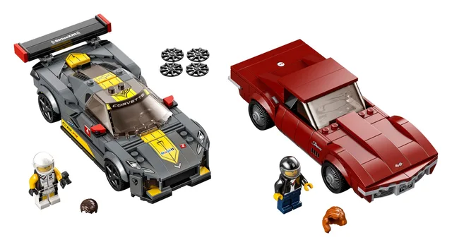 LEGO 76903-1 Chevrolet Corvette C8.R Race Car and 1969 Chevrolet Corvette