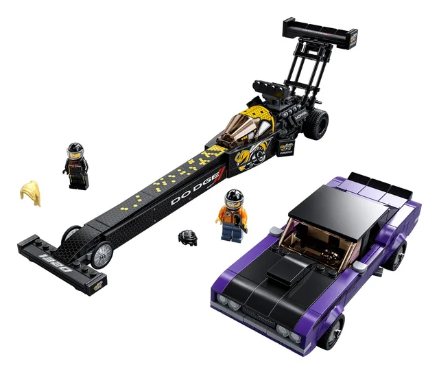 LEGO 76904-1 Mopar Dodge//SRT Top Fuel Dragster and 1970 Dodge Challenger T/A