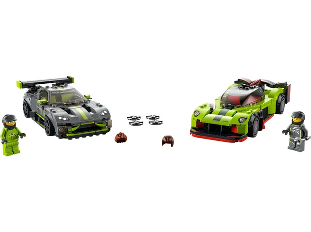 LEGO 76910-1 Aston Martin Valkyrie AMR Pro and Aston Martin Vantage GT3