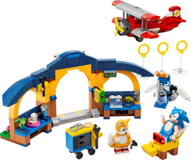 LEGO 76991-1 Tails' Workshop and Tornado Plane