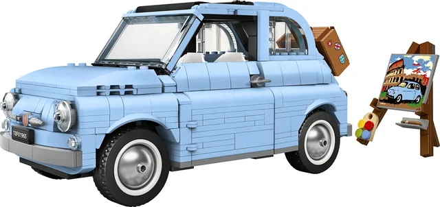 LEGO 77942-1 Fiat 500 - Bright Light Blue Version