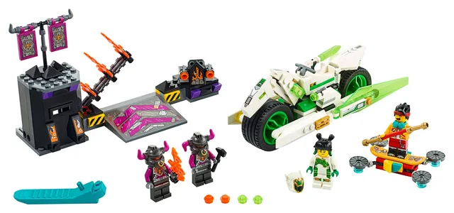 LEGO 80006-1 White Dragon Horse Bike
