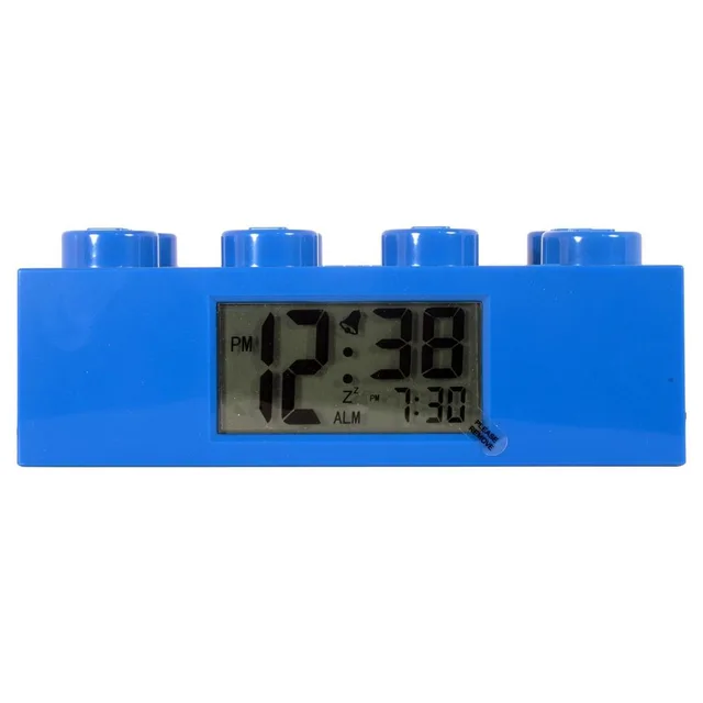LEGO 830659002151-1 Brick Alarm Clock (Blue)