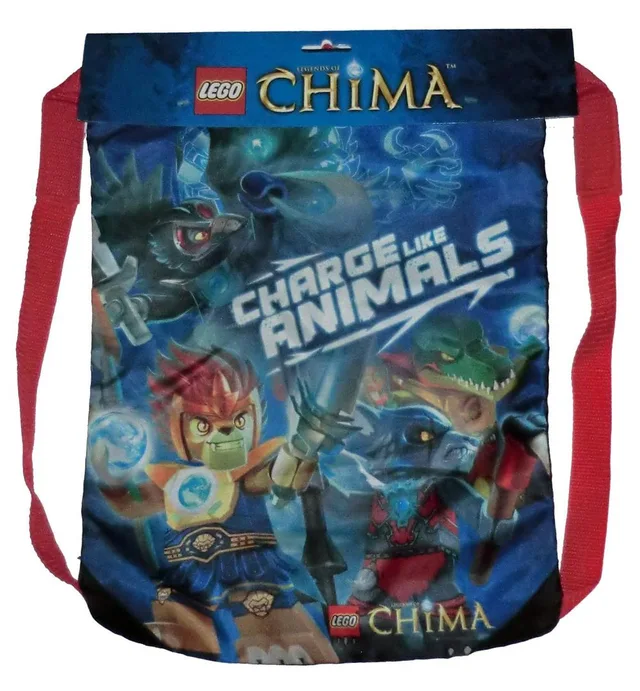 LEGO 843340075655-1 Legends of Chima Charge Like Animals Tote Sack