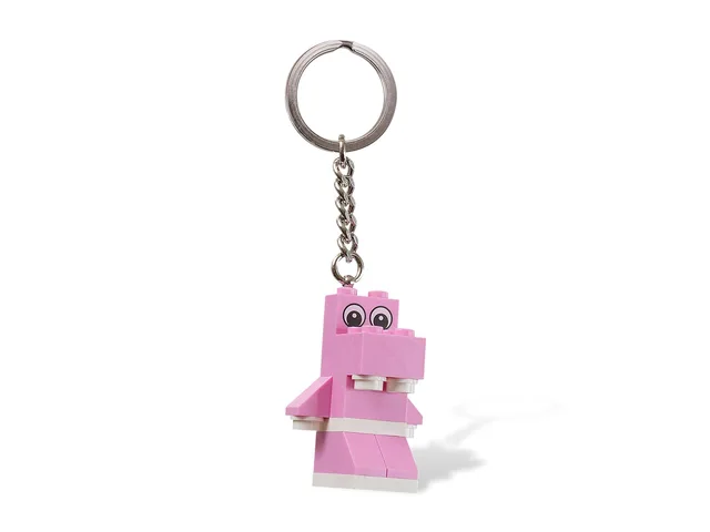 LEGO 850416-1 Pink Hippo Key Chain