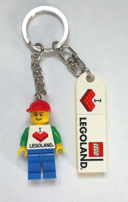 LEGO 850456-1 I [Heart] LEGOLAND Key Chain (Male)