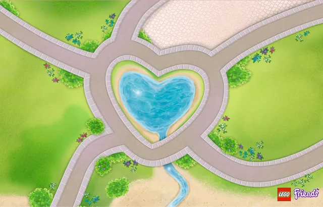 LEGO 850596-1 Heartlake City Playmat
