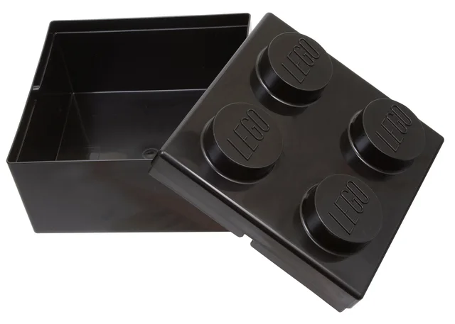 LEGO 853640-1 Four Stud Lunch Box Black