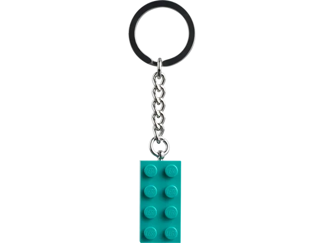 LEGO 854303-1 Dark Turquoise Brick Key Chain