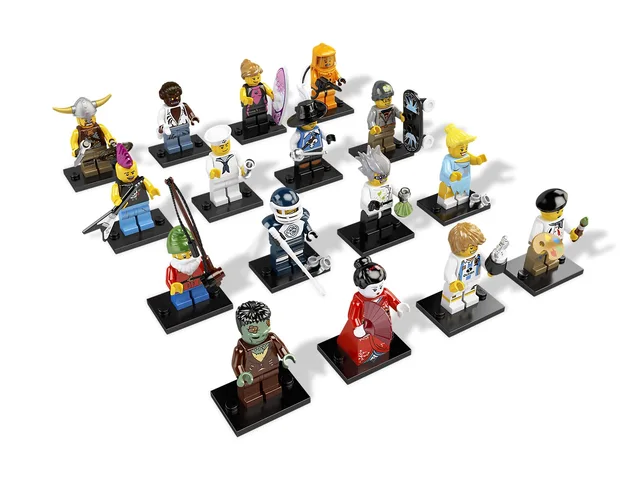 LEGO 8804-17 Series 4 - Complete - All Sets