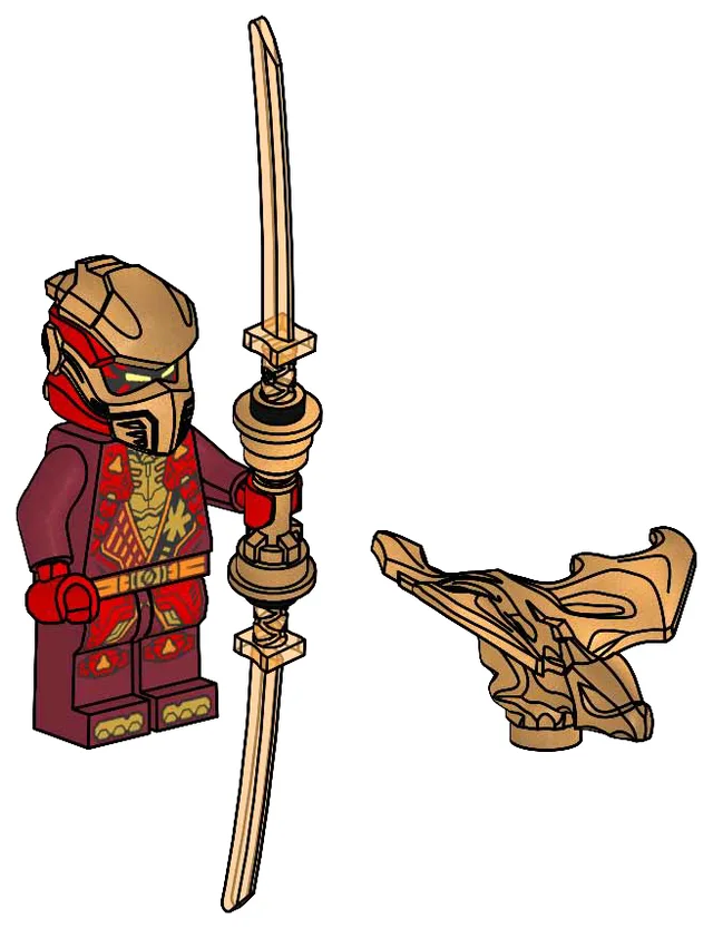 LEGO 892507-1 Kai with Golden Dragon