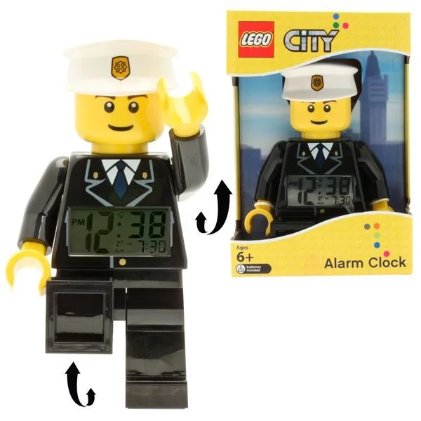 LEGO 9002274-1 City Policeman Alarm Clock