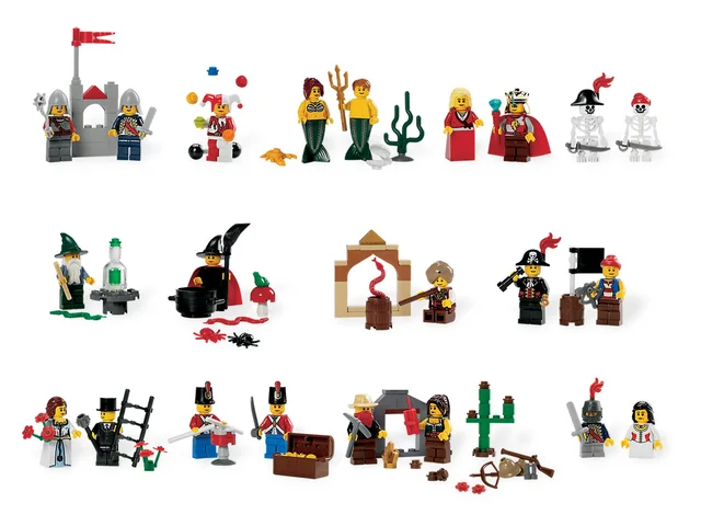 LEGO 9349-1 Fairytale and Historic Minifigures