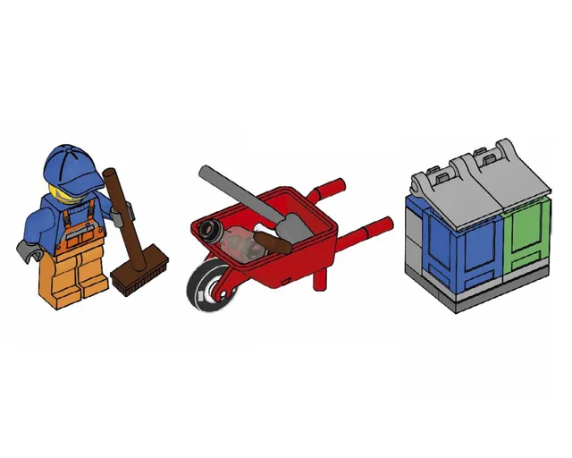 LEGO 951809-1 Garbage Man