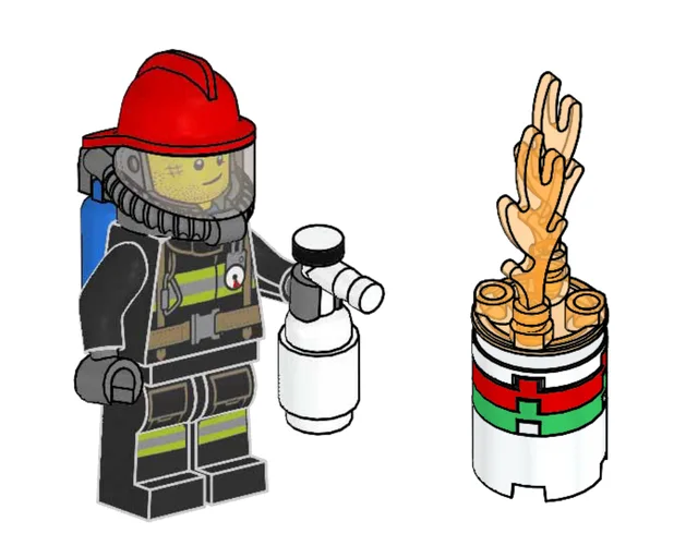 LEGO 951902-1 Fireman