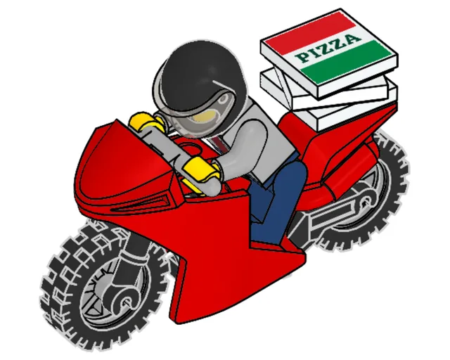LEGO 951909-1 Pizza Delivery Guy