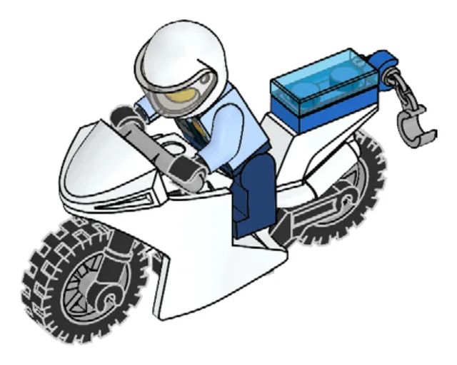 LEGO 952001-1 Policeman & Motorbike